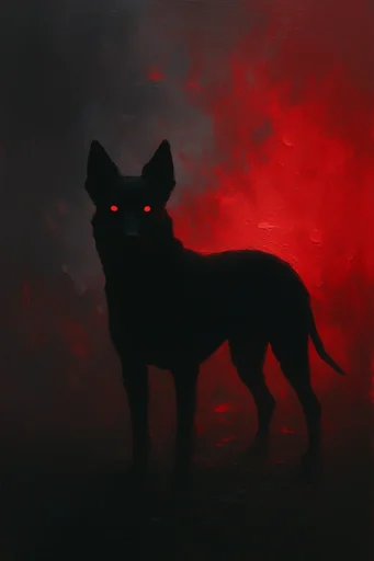 Crimson Noir Gothic style reference image — film grain