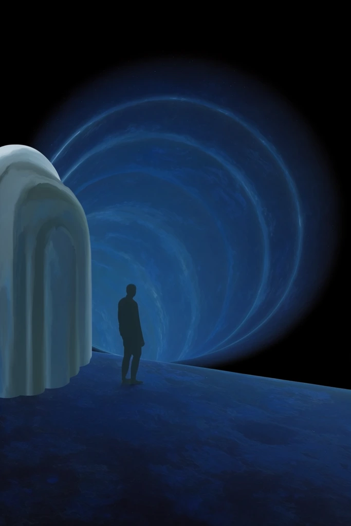 Luminous Nocturnal Void style AI image example 2