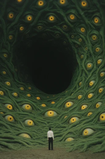 Surreal Verdant Biomorphism moodboard — generate AI images in this style