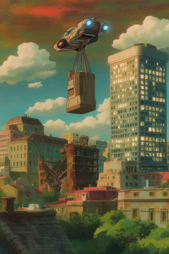 Nostalgic Pastoral Fantasy style reference image — Studio Ghibli inspired