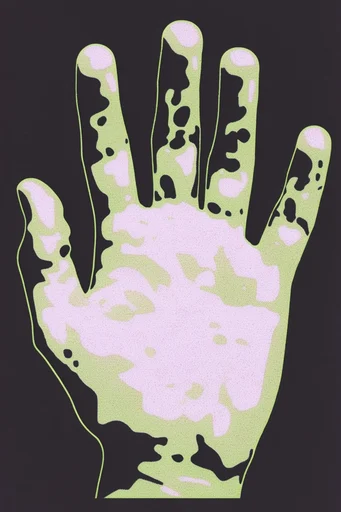 Acidic Cyber-Zine Punk style reference image — glitch art