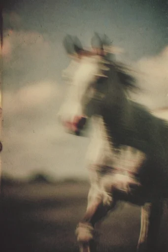 Haunting Pictorialist Ghostscapes style reference image — motion blur