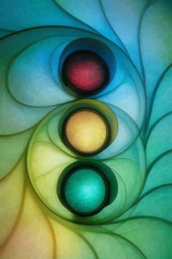 Luminous Organic Surrealism style reference image — bioluminescent macro photography