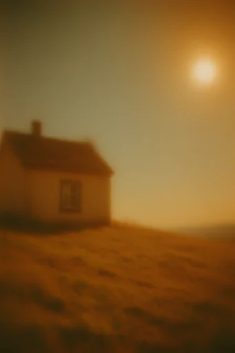 Hazy Amber Nostalgia style reference image — nostalgic analog aesthetic