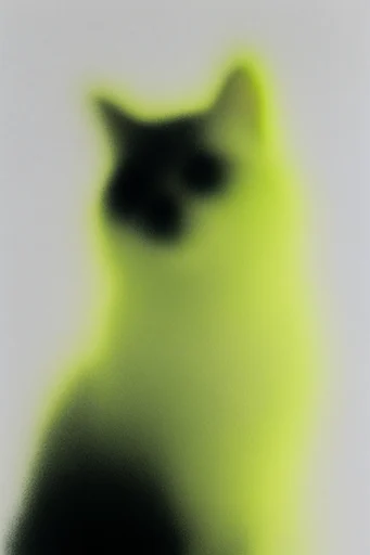 Radioactive Minimalist Blur style reference image — minimalist surrealism