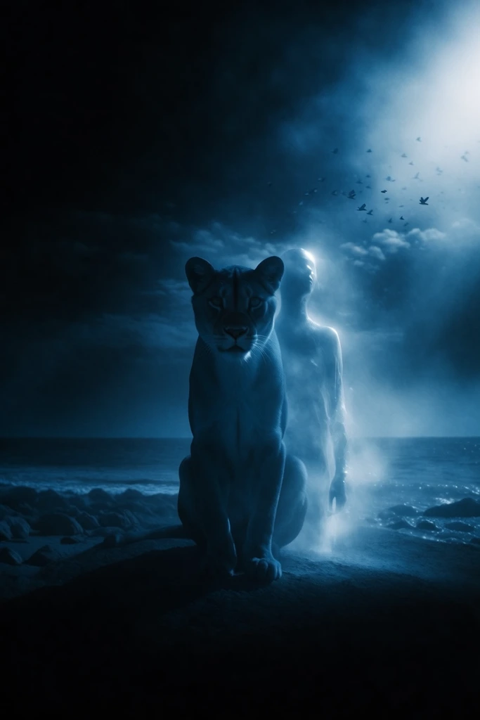 Luminous Abyssal Noir style AI image example 3