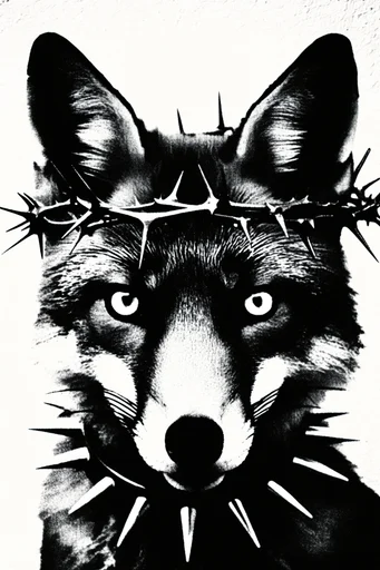 Gritty Monochromatic Noir style reference image — photocopy texture