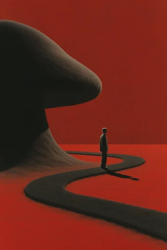 Crimson Velvet Surrealism moodboard — generate AI images in this style