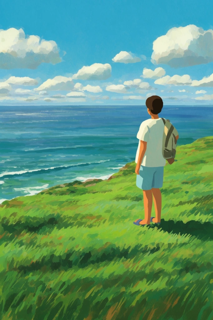 Luminous Painterly Solitude style AI image example 1