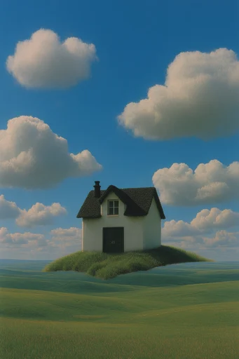 Surreal Liminal Pastoralism style AI image example 4