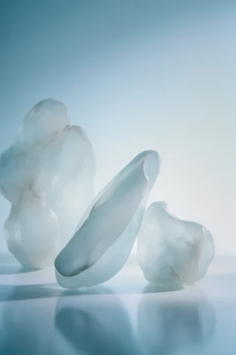 Clinical Ethereal Minimalism style reference image — clinical studio lighting