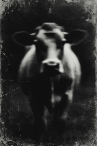 Spectral Darkroom Noir style reference image — ethereal motion blur
