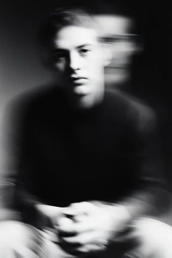 Kinetic Spectral Monochrome moodboard — generate AI images in this style