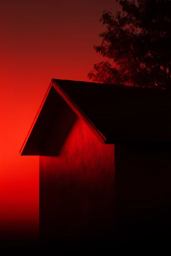 Cinematic Neon Noir style AI image example 4
