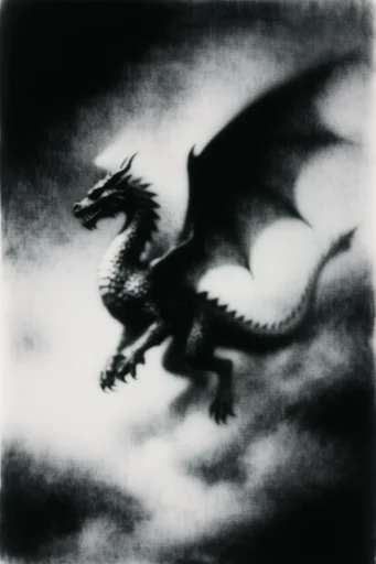 Ethereal Pictorialist Noir style reference image — soft-focus blur
