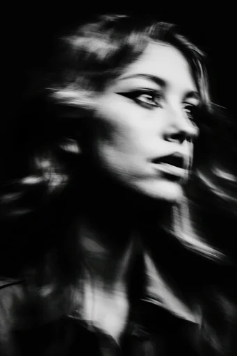Spectral Kinetic Noir moodboard — generate AI images in this style