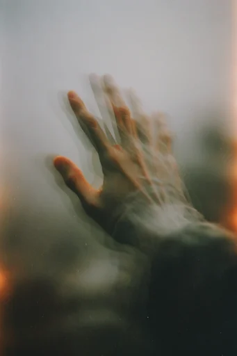 Kinetic Liminal Decay style reference image — analog film grain