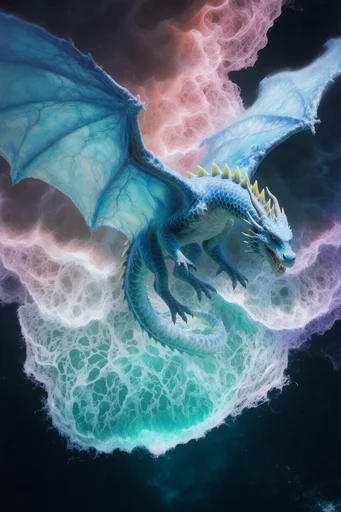 Surreal Abyssal Dreamscape style reference image — bioluminescent highlights