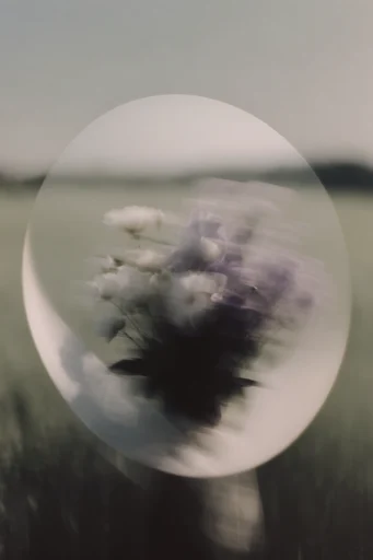 Ethereal Kinetic Motion style reference image — minimalist atmospheric composition