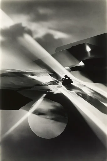 Avant-Garde Noir Photogram style AI image example 2