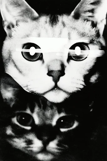 Gritty Avant-Garde Collage style reference image — torn paper edges