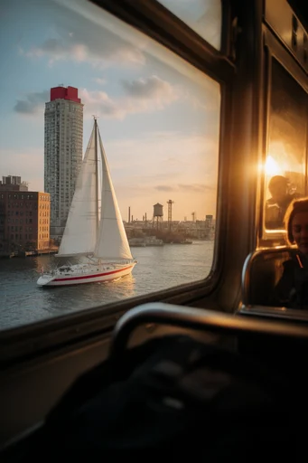 Nostalgic Golden Transit style reference image — golden hour lighting