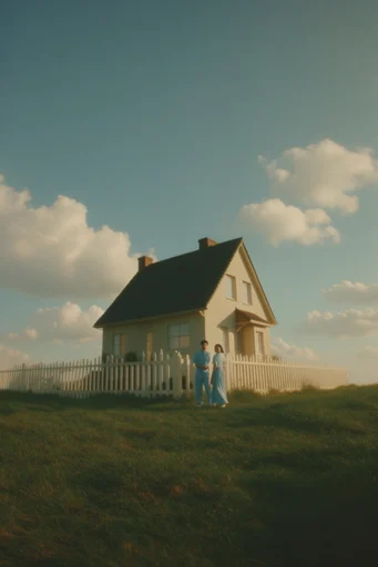 Ethereal Pastoral Nostalgia style reference image — muted vintage color palette