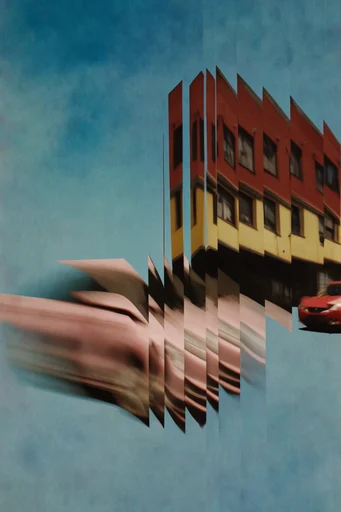 Fragmented Analog Surrealism style reference image — Dadaist montage