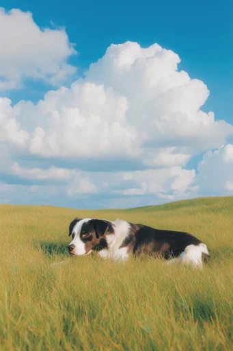 Surreal Liminal Pastoral style reference image — crisp daylight rendering