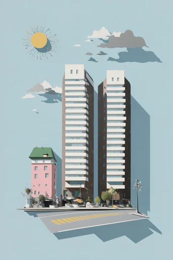 Surrealist Minimalist Fragmentation style reference image — surrealist minimalism