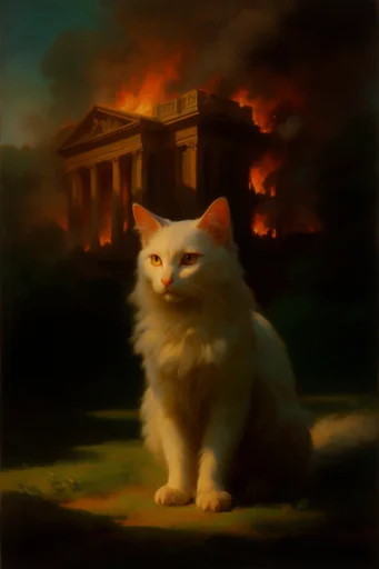 Apocalyptic Gothic Sublime style reference image — chiaroscuro lighting