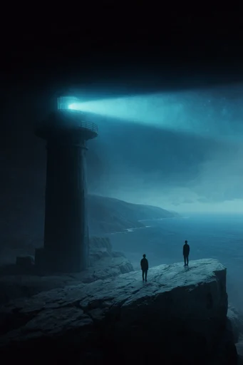 Monolithic Cosmic Void style reference image — chiaroscuro