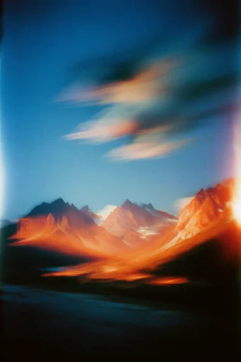 Kinetic Nocturnal Impressionism style reference image — intentional motion blur