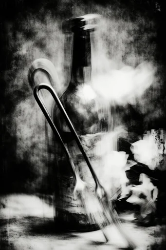 Spectral Gothic Daguerreotype style reference image — distressed wet plate texture