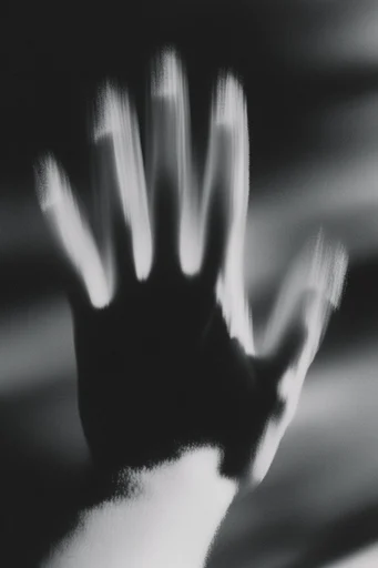 Spectral Kinetic Monochrome style reference image — spectral silhouettes