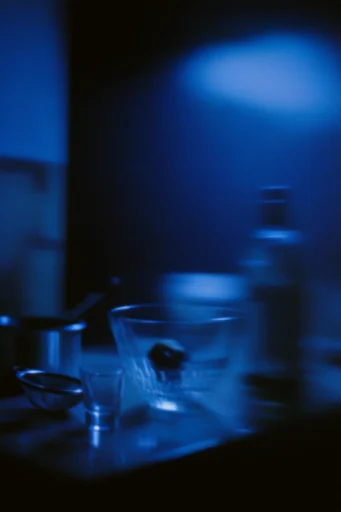 Kinetic Nocturnal Blur style reference image — long exposure light trails