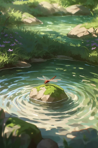 Luminous Mossy Wilderness style reference image — lush mossy forest