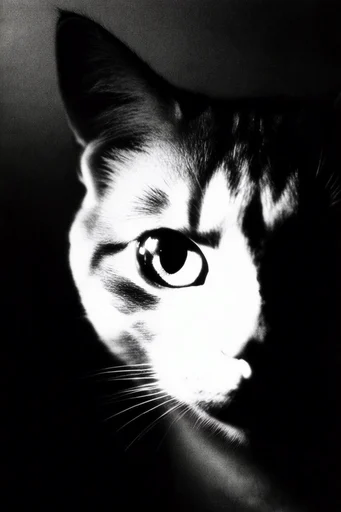 Gritty Chiaroscuro Noir style reference image — gritty noir texture