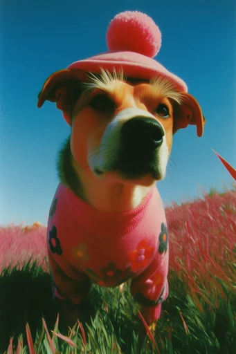 Hyper-Vivid Surrealist Streetwear style reference image — maximalist streetwear