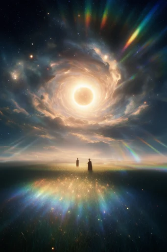 Spectral Cosmic Dreamscape style AI image example 2