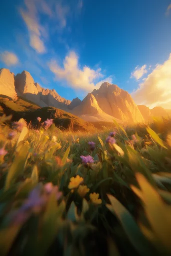 Ethereal Low-Angle Wonder style reference image — extreme low-angle perspective