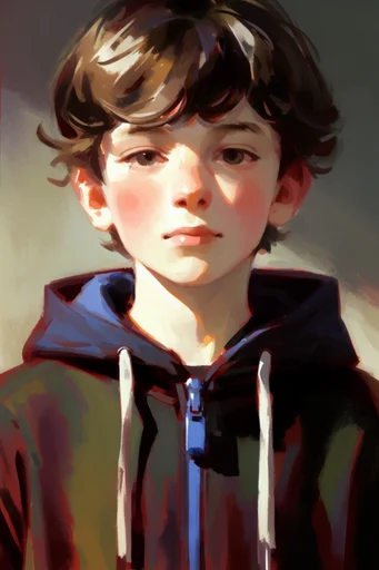 Cinematic Chiaroscuro Painterly style reference image — rich impasto texture