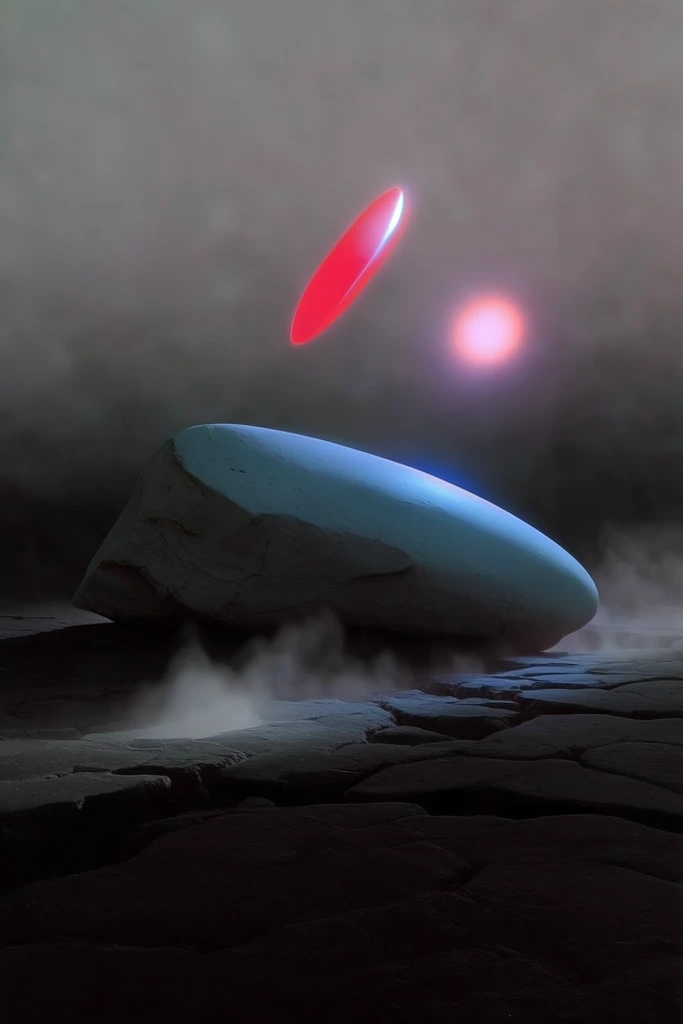 Luminous Surreal Minimalism style AI image example 2