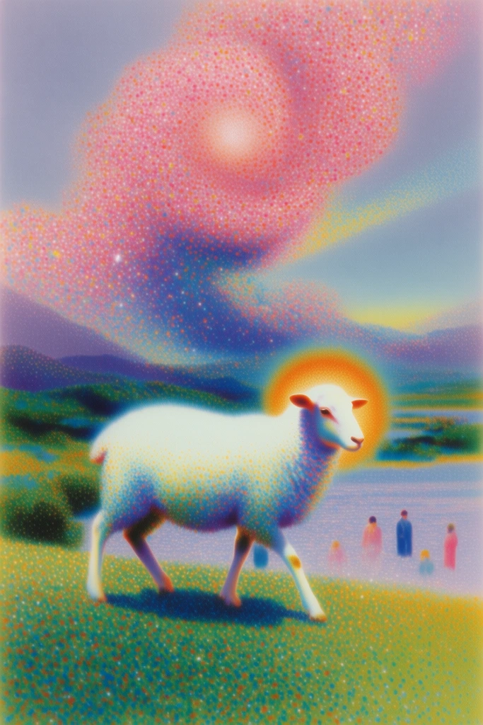 Ethereal Grain Dreamscapes style AI image example 3