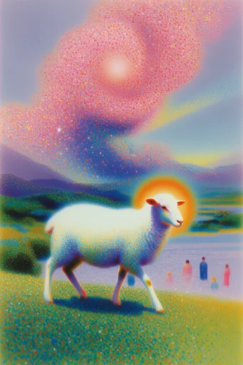 Ethereal Grain Dreamscapes style AI image example 3