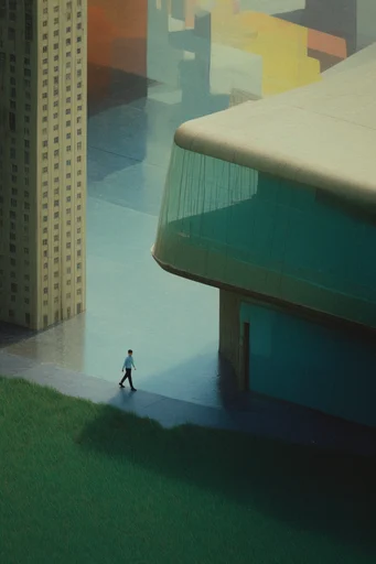 Cinematic Verdant Solitude style reference image — atmospheric solitude