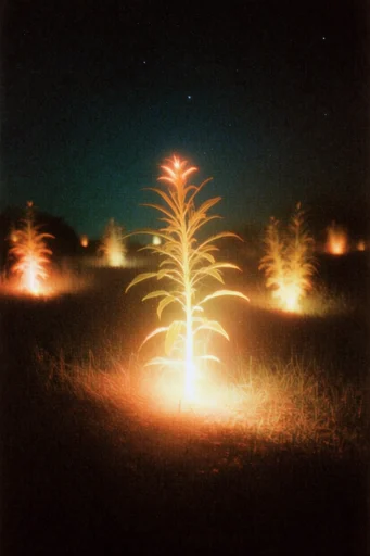 Luminous Nocturnal Chiaroscuro style reference image — nocturnal landscape