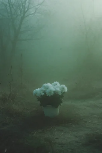 Misty Liminal Desolation style reference image — gritty realistic textures
