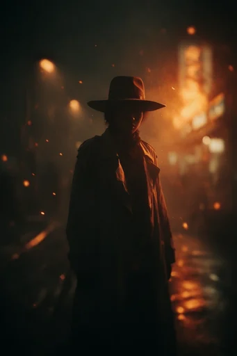 Cinematic Chiaroscuro Nocturne style reference image — cinematic chiaroscuro