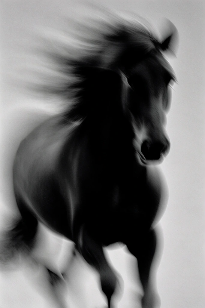 Kinetic Spectral Monochrome style AI image example 3